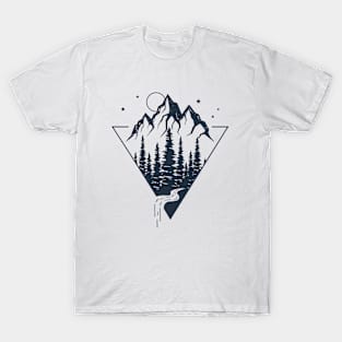 Adventure. Double Exposure T-Shirt